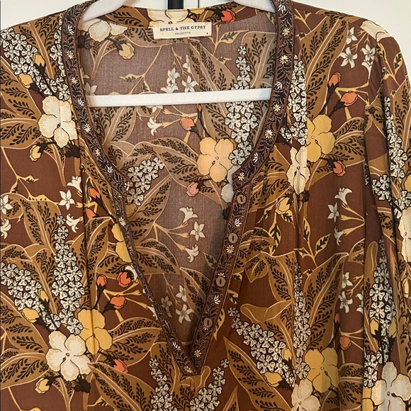 SPELL & THE GYPSY LONG SLEEVE MINI DRESS - Picture 2 of 3